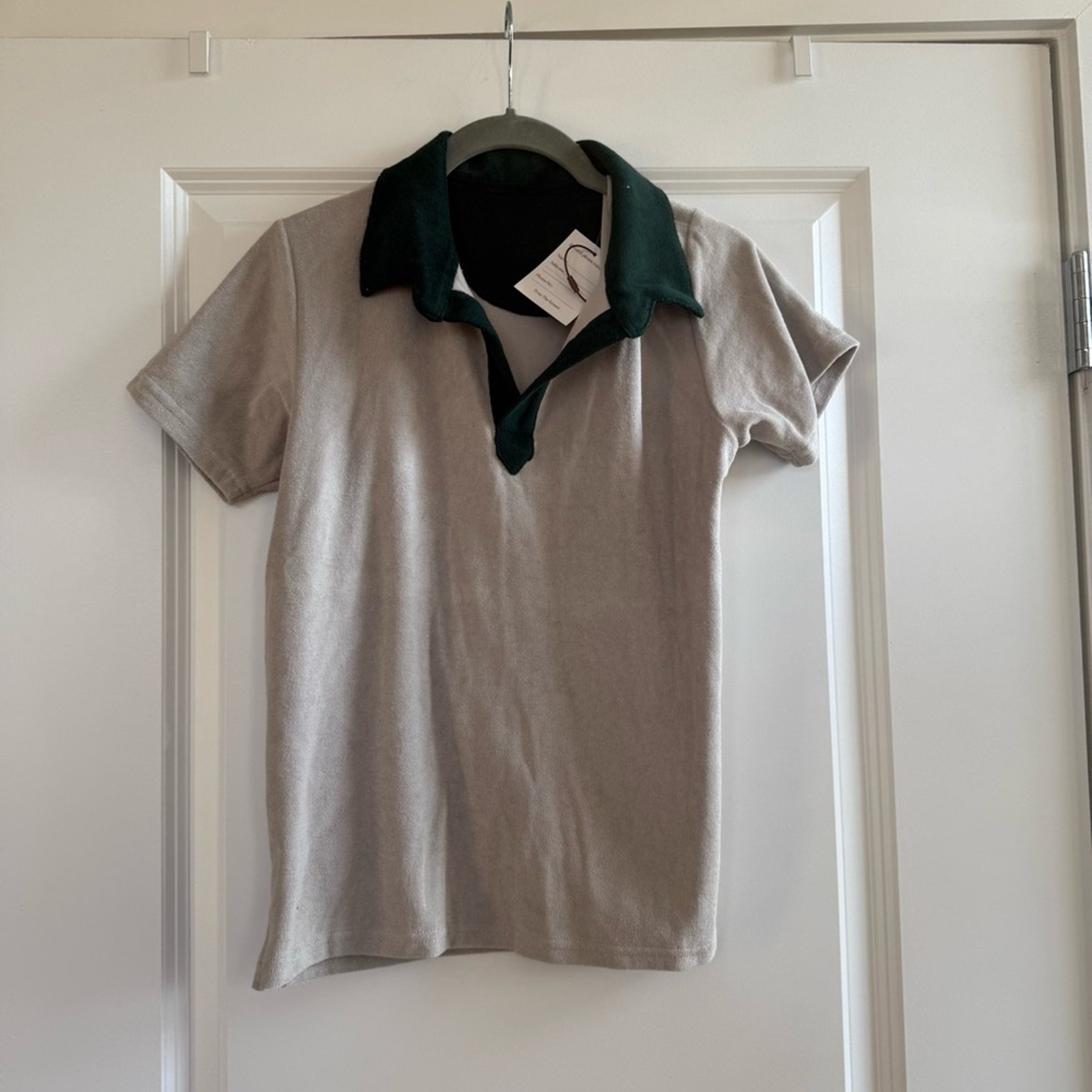 2 Pc Set Cadets Casita Terry Shorts And Polo Retro Set — image 5 of 8